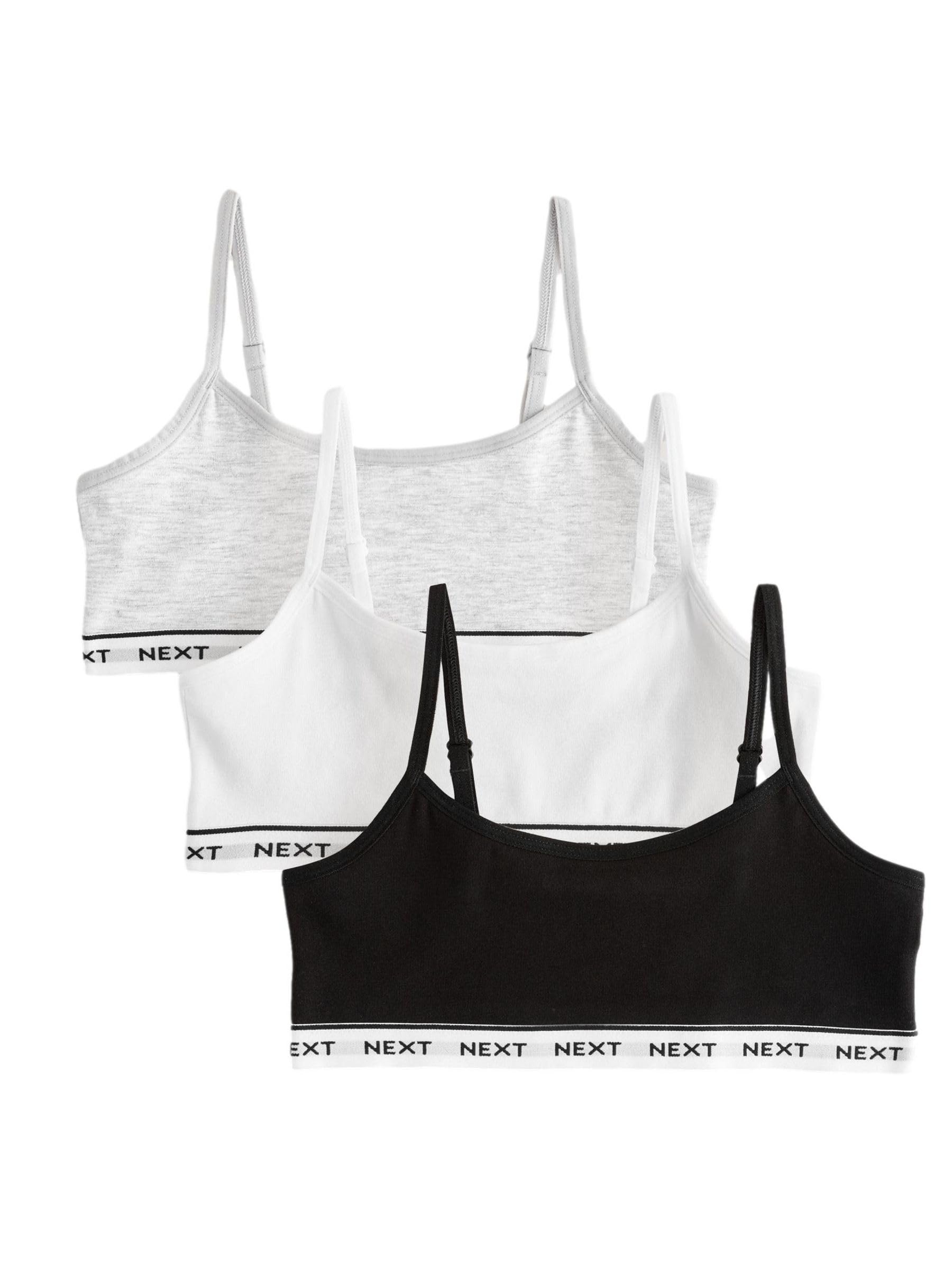 NEXT Mädchen 3er-Pack verkürzte Trägertops