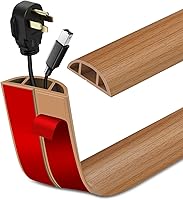 Vista 1 de Cubierta de Cable para Suelo Autoadhesiva Ocultador de Cables Cubiertas de Cable de Extensión para Suelo para Protector de Cable de Alimentación