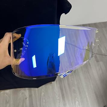 Shield for SHOEI Z7,X14,NXR,RF-1200,RF-SR,X-Spirit,CWR-F,RYD Face Shield Uv-protected Helmet Accessories Visor Clear Blue-for day & night
