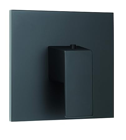 DANZE D562062BST Mid-Town 1H 3/4'' Thermostatic Valve Trim Kit, Satin Black