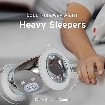 Amazon.co.jp: CLOCKY めちゃくちゃうるさい目覚まし時計 逃げる