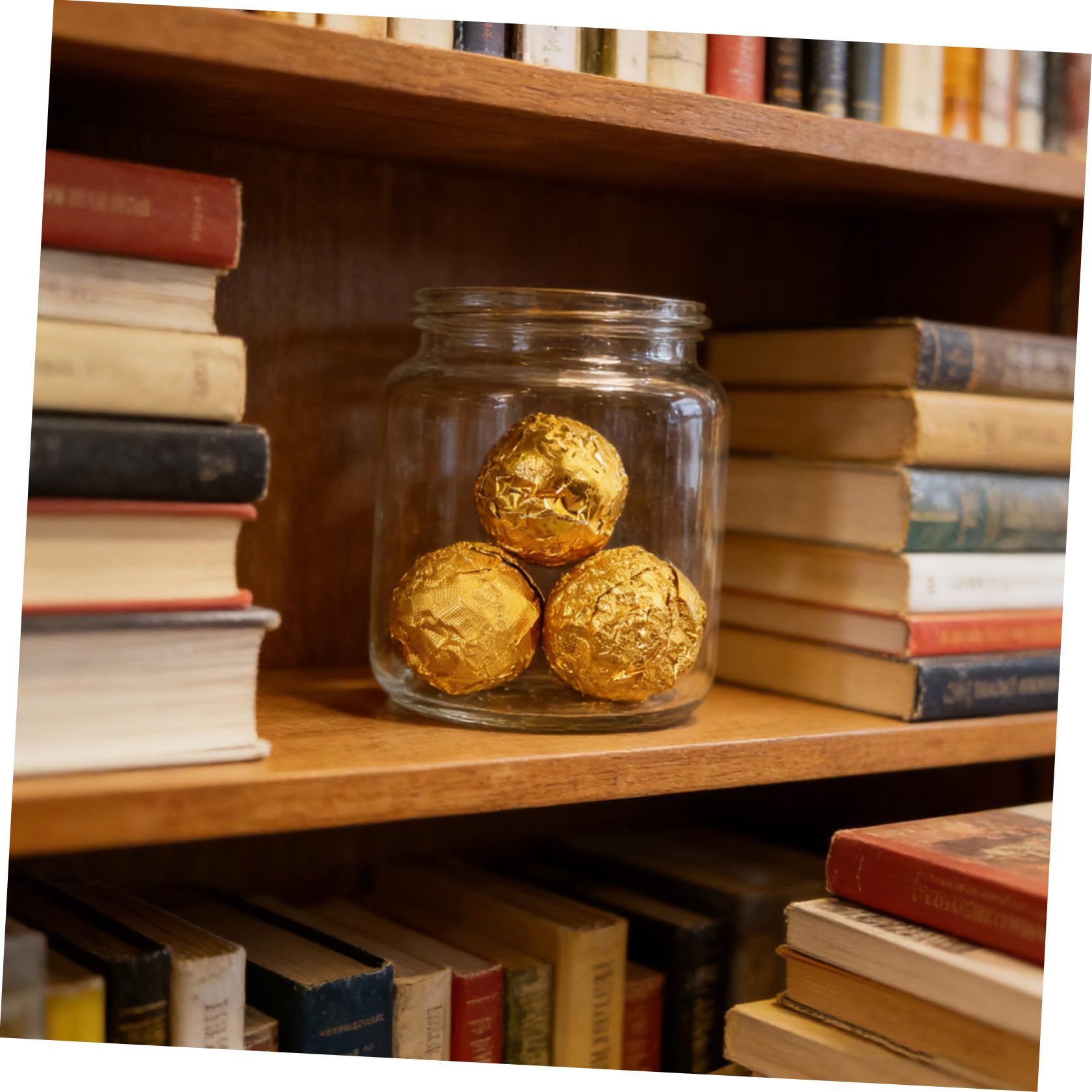 500stücke Aluminiumfolie Goldfolie Geschenkpapier Verpackungsfolie Für Süßigkeiten Und Pralinen Für Partys Und Besondere Anlässe