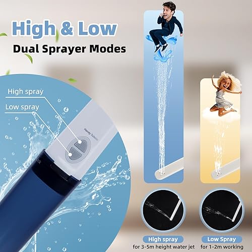 Miniatura 2 de Hibbent Bidé portátil para viajes, rociador eléctrico de mano de alta presión, bidé de viaje recargable para mujeres y hombres, limpieza de higiene