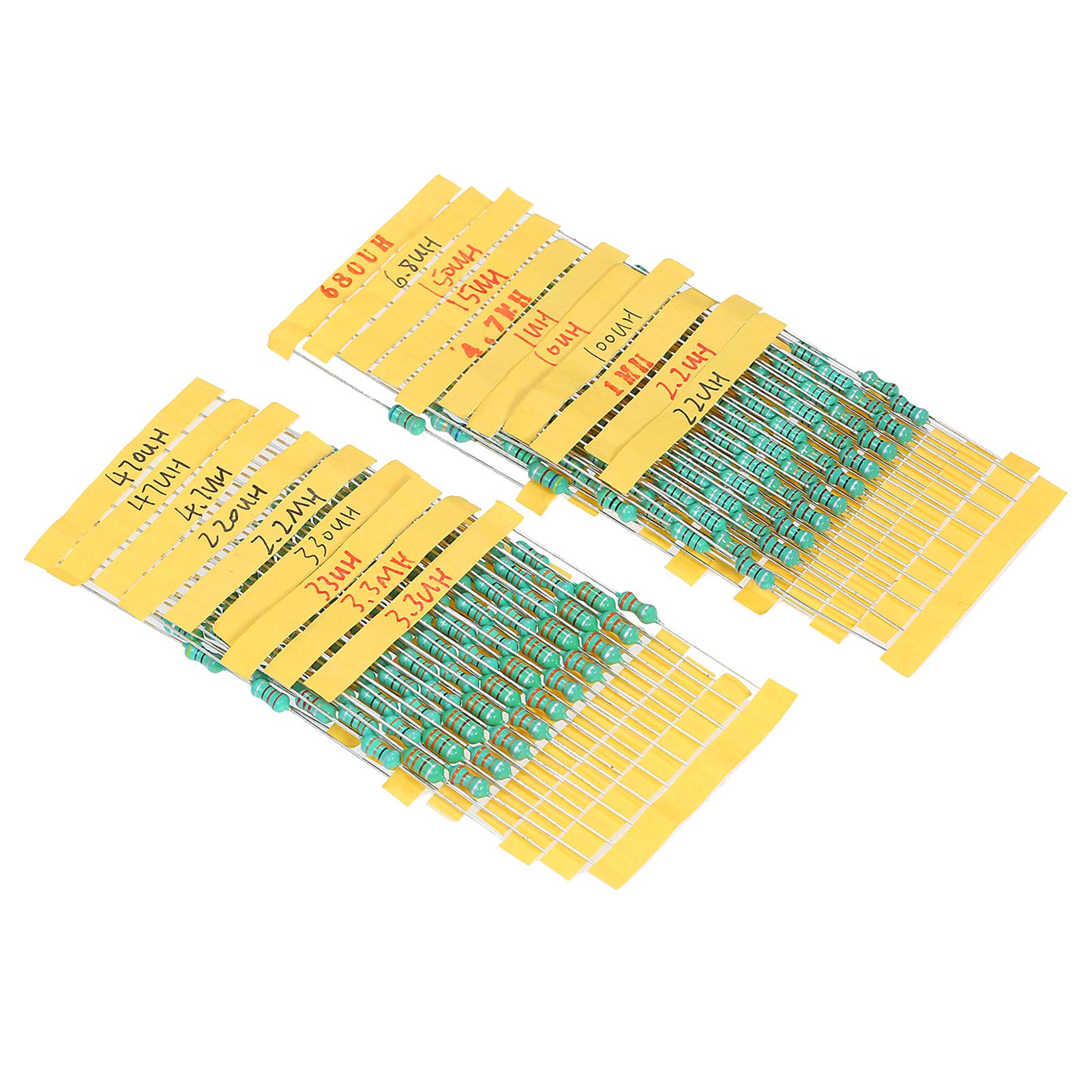 200Pcs φ0510 DIP Chromatic Ring Inductor Assortment Kit Set Tolerance ±10% Power 1W 20 Inductance 1/10/100/2.2/22/220/3.3/33/330/4.7/47/470/6.8/680/15/150μH 1/2.2/3.3/4.7MH (B08WWVJCC5) Amazon Price History, Amazon Price Tracker