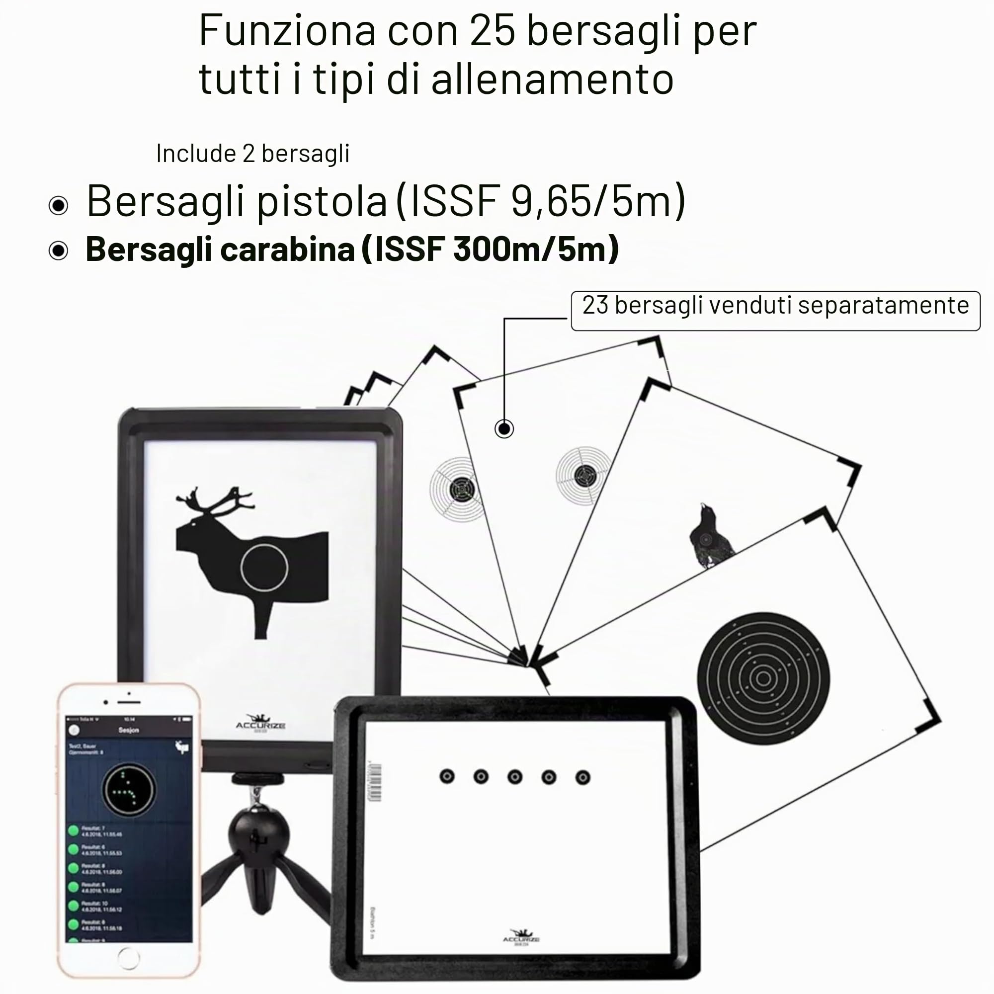 apparato di addestramento al tiro, avanzato apparato di Fuoco a Secco per esercitarsi - addestramento Bersaglio Fucile/Pistola per tiro al Chiuso