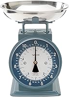 Vista 10 de Báscula de cocina mecánica Taylor para pesar alimentos con tazón, pesa hasta 11 libras, mide en gramos y onzas, básculas de alimentos para cocina
