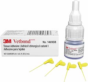 3M 1469sb Vetbond Tissue Adhesive with 3 ml Applicator Bottle : Amazon ...