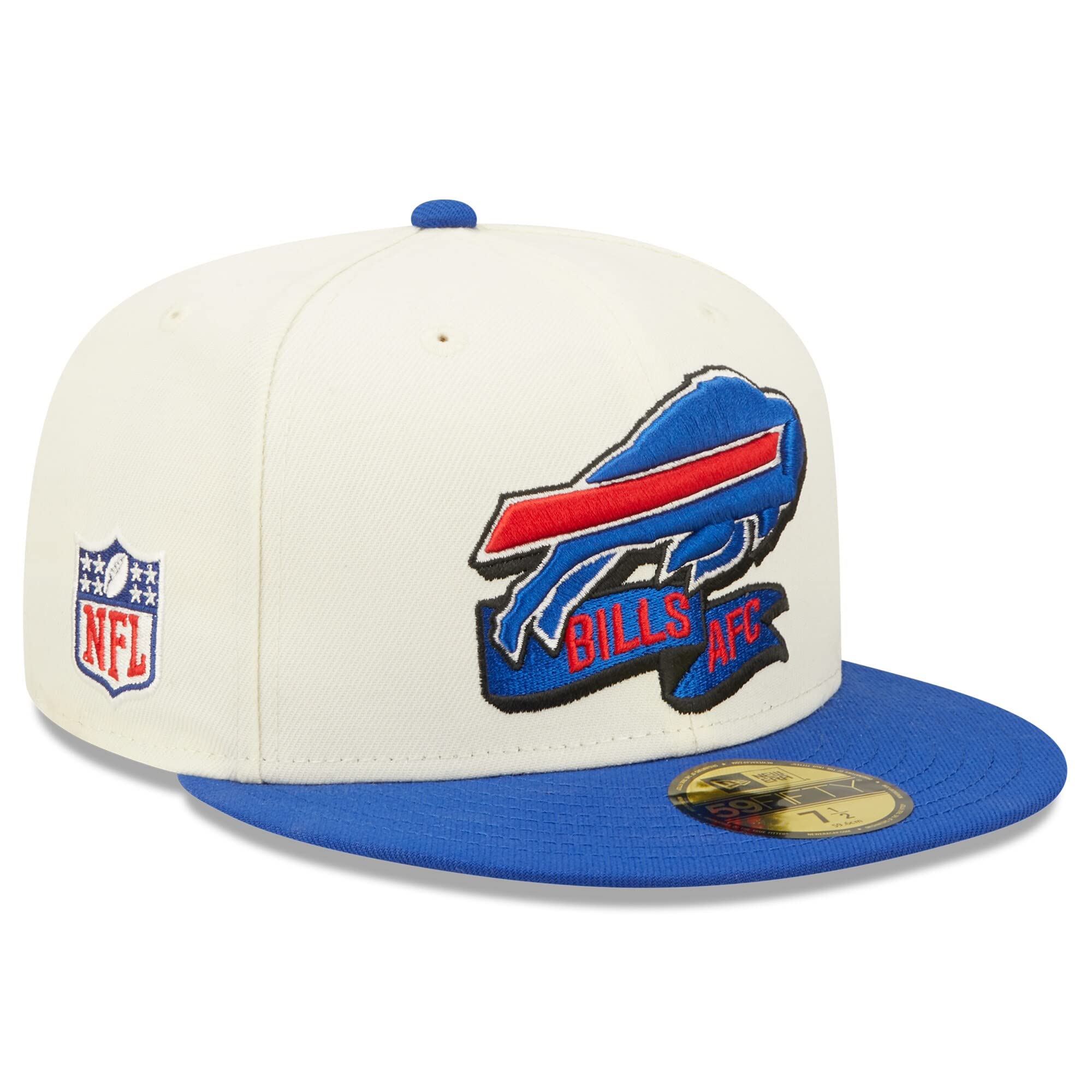 New Era NFL Berretto 59Fifty Fitted Cappellino da Baseball NFL 2022-2023 Sideline Football Americano Logo della Squadra