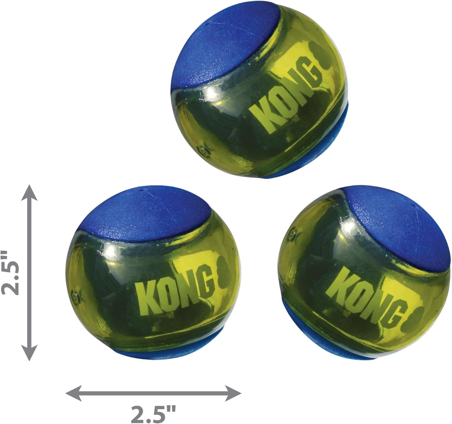 KONG スクイーズアクションブルードッグ Mサイズ