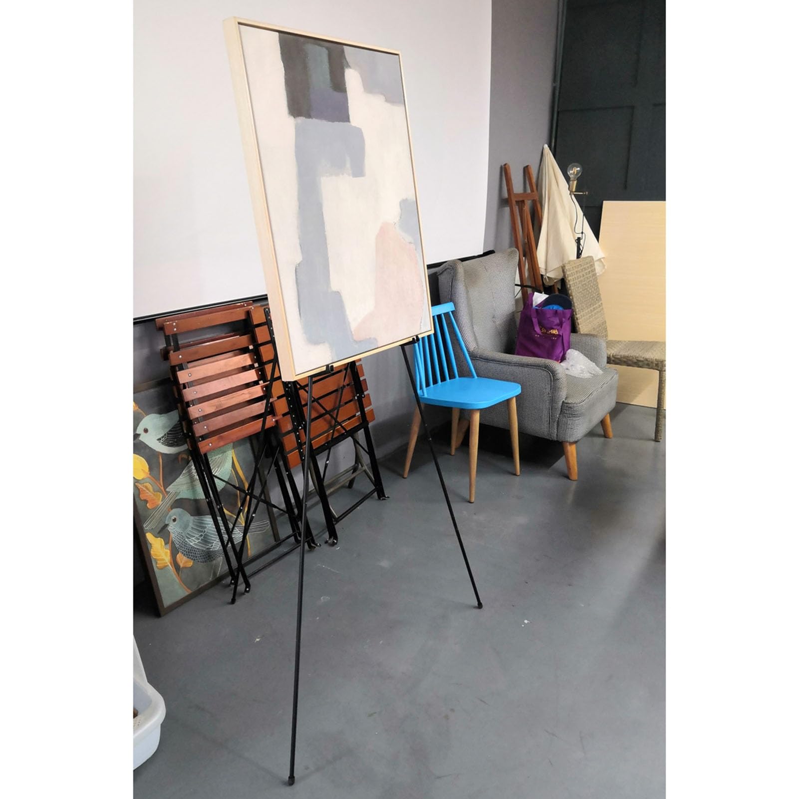 Soporte de cartel de bienvenida, caballete plegable para tableros de bienvenida de boda, impresiones artísticas, pósteres de fotos, soporte ajustable y portátil para eventos