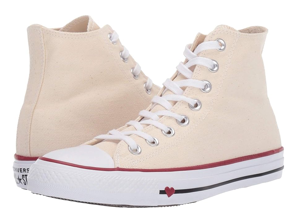 

Converse Chuck Taylor(r) All Star(r) Denim Love Hi (Natural/Black/Garnet) Athletic Shoes