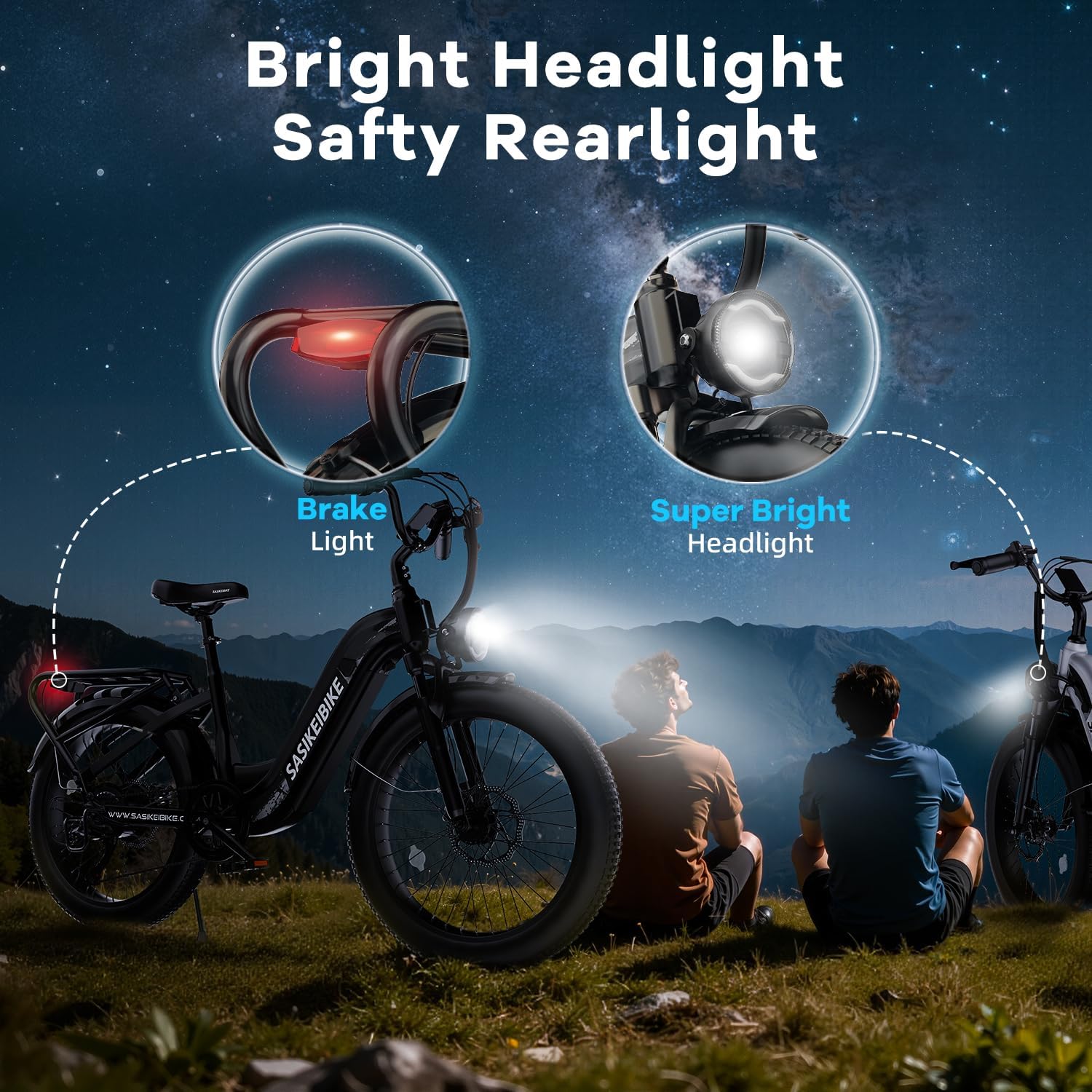 1500W Motor Electric Bike for Adults & Teenager, 48V 20AH Removable Battery Ebike, 24inch Fat Tire Electric Bicycle with 30+MPH, Step-Thru E Bike for Commuting & Mountain, Front Suspension