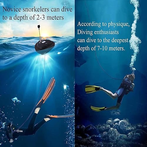 Miniatura 2 de Sistema de ventilador de buceo de 3 horas con soporte de máscara, equipo de buceo, juguetes de buceo, bomba de aire flotantetanque con tubo