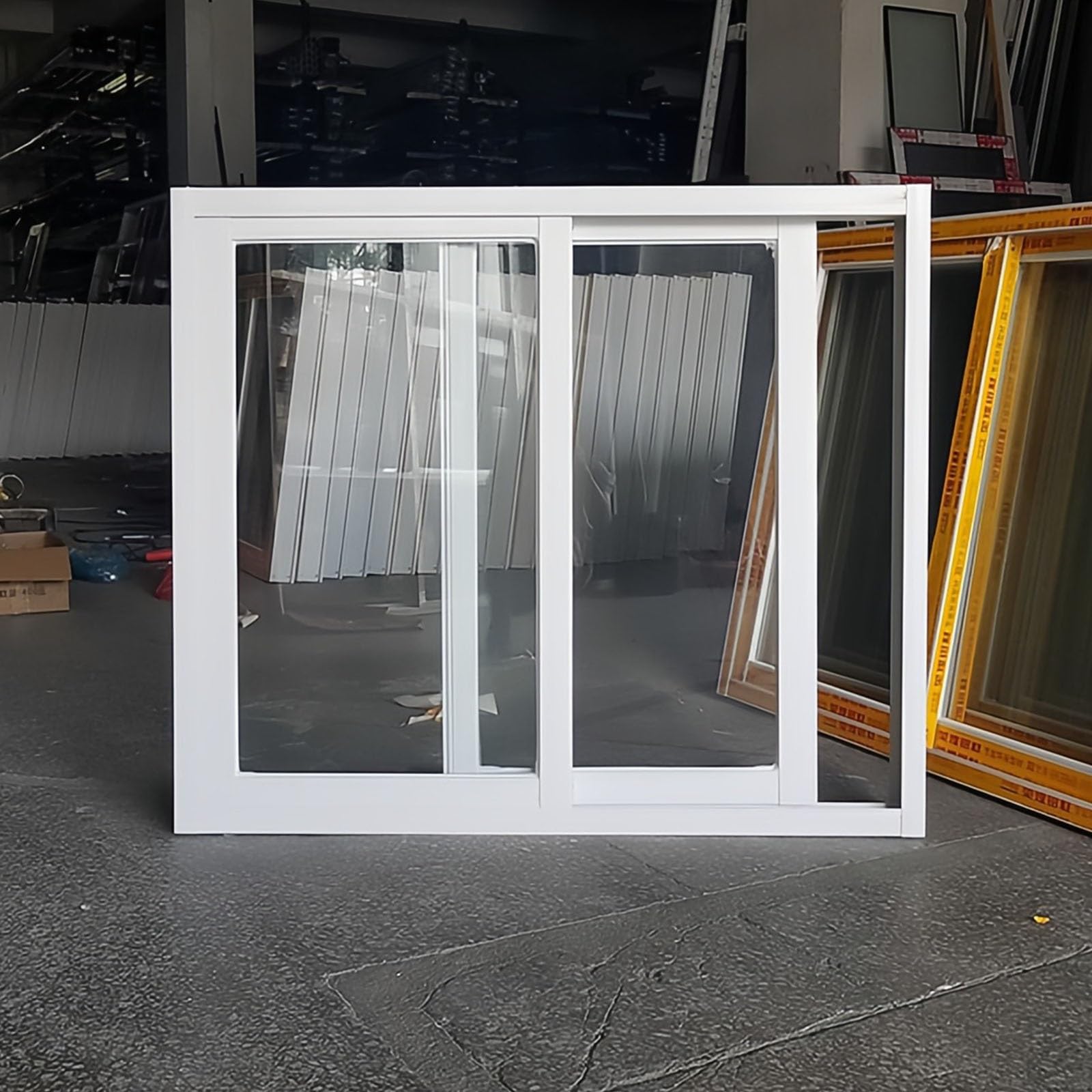 Aluminium-Schiebetür, 55,9 cm - 101,6 cm, für Badezimmer/Küche/Lager, stilvoll (B x H 31 x 20/79 x 51 cm) – perfekt für platzsparende Lösungen