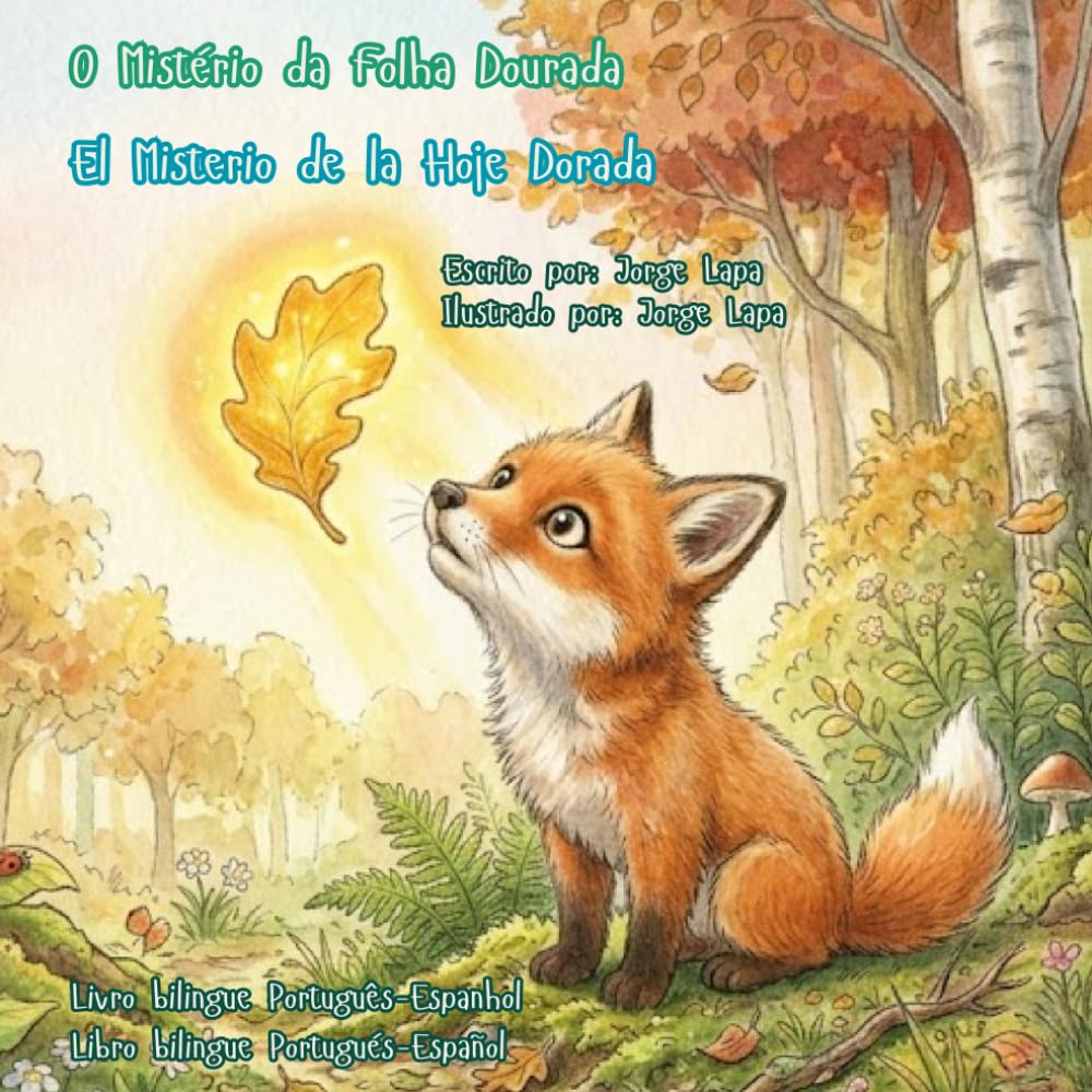 "El Misterio de la Hoja Dorada / O Mistério da Folha Dourada".: Libro bilingüe portugués-español