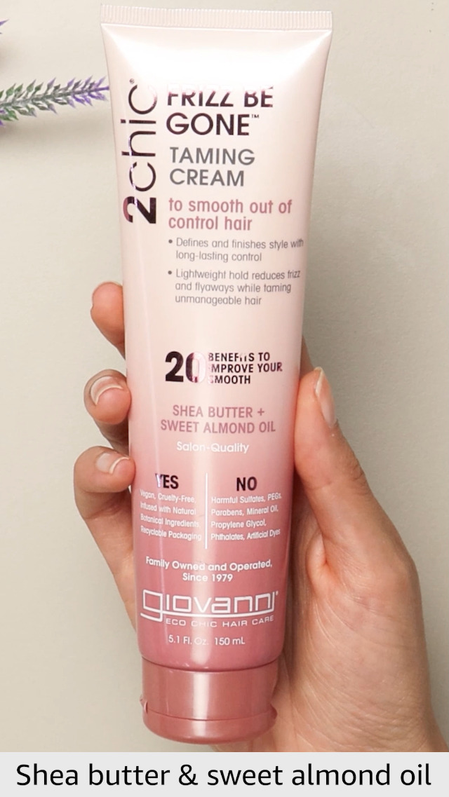 Amazon.com: Giovanni 2chic Frizz Be Gone Taming Cream - Natural