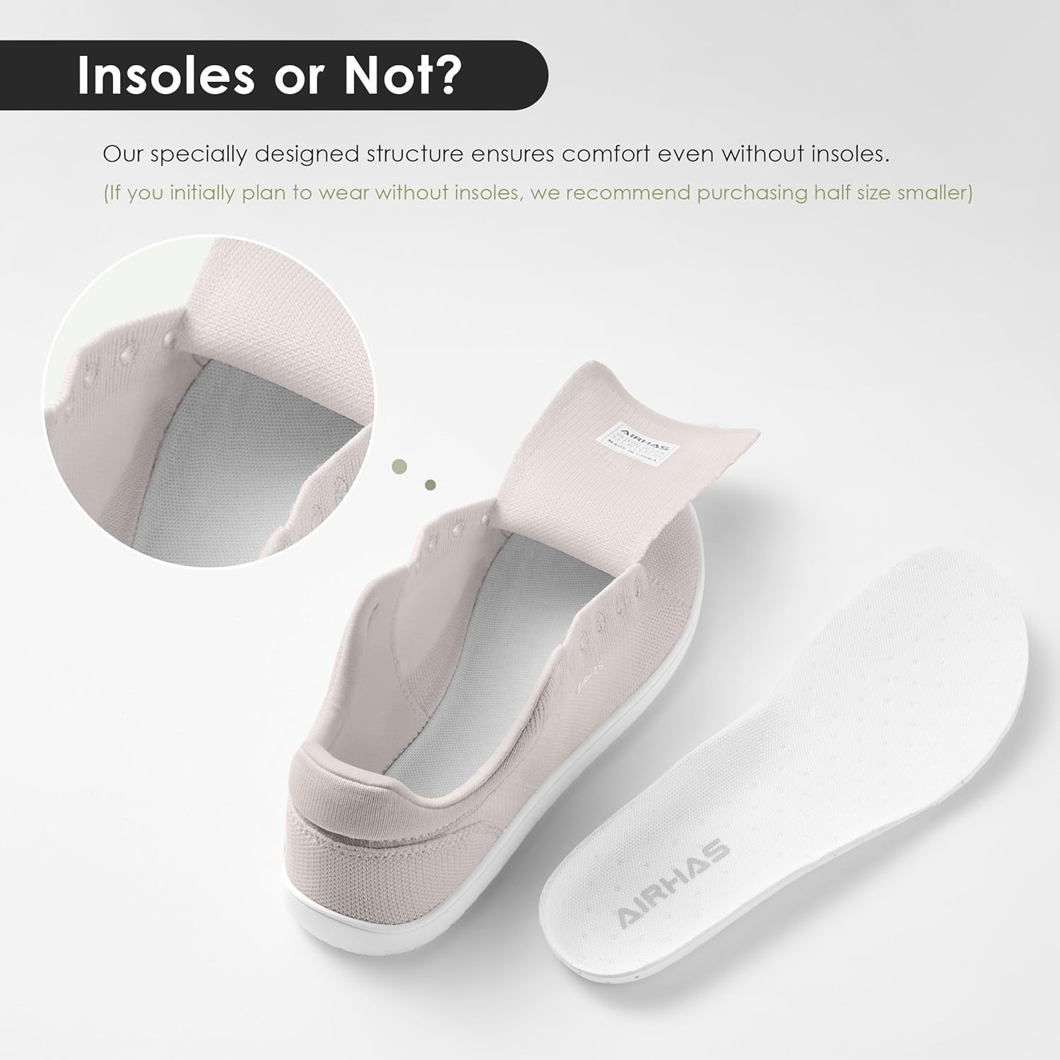 Womens Minimalist Barefoot Shoes Zero Drop Wide Toe Box Shoes Lightweight Casual Fashion Sneakers for Women(Taupe,9.0) - Image 5