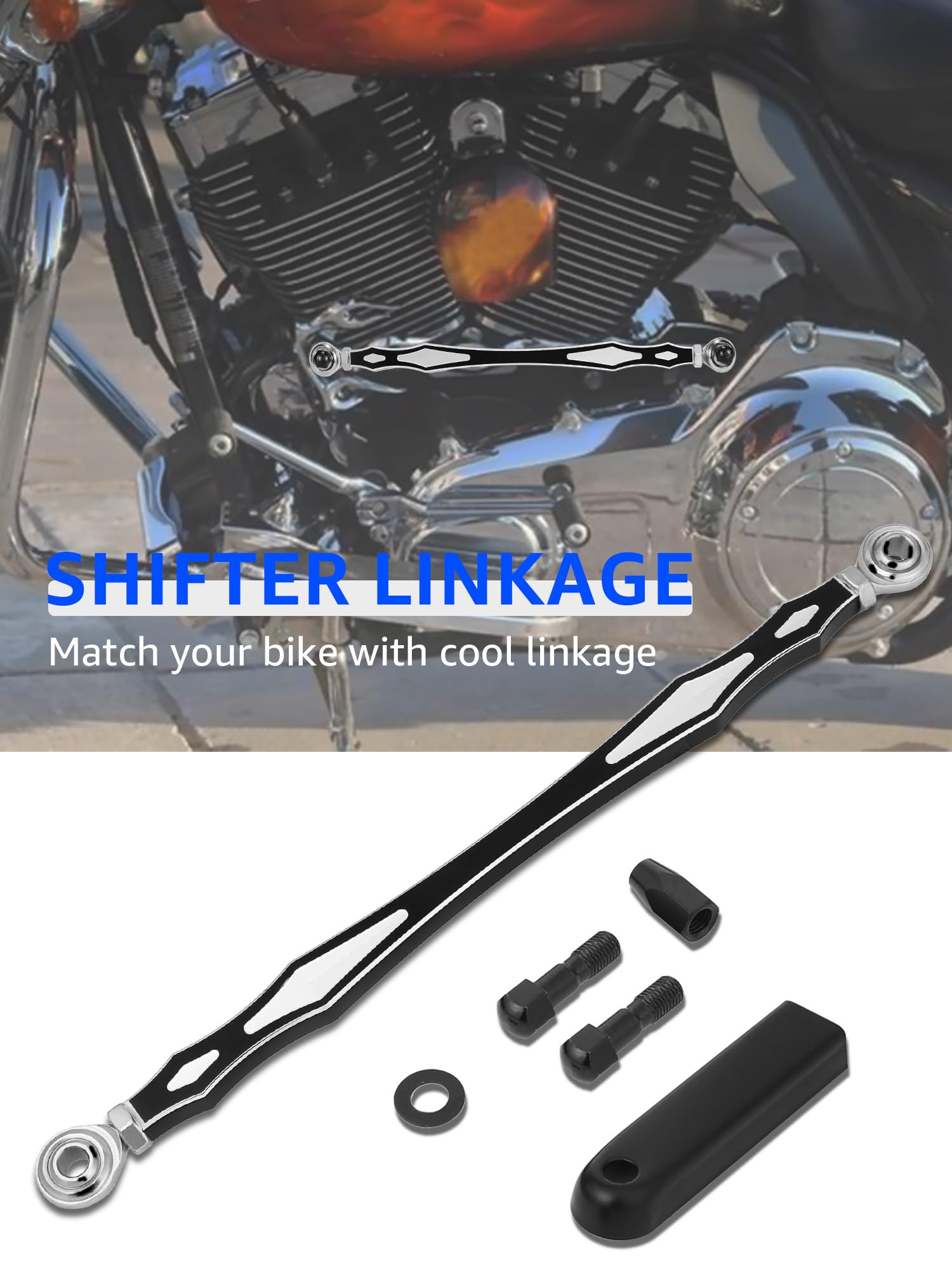 Amazon.co.jp: AILMOTO シフトリンケージブラック、シフターリンケージ