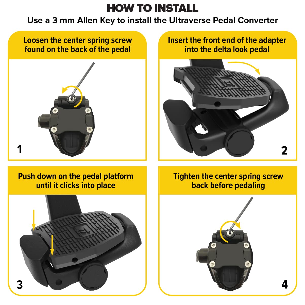 Amazon | ウルトラバース ペダルコンバーターアダプター