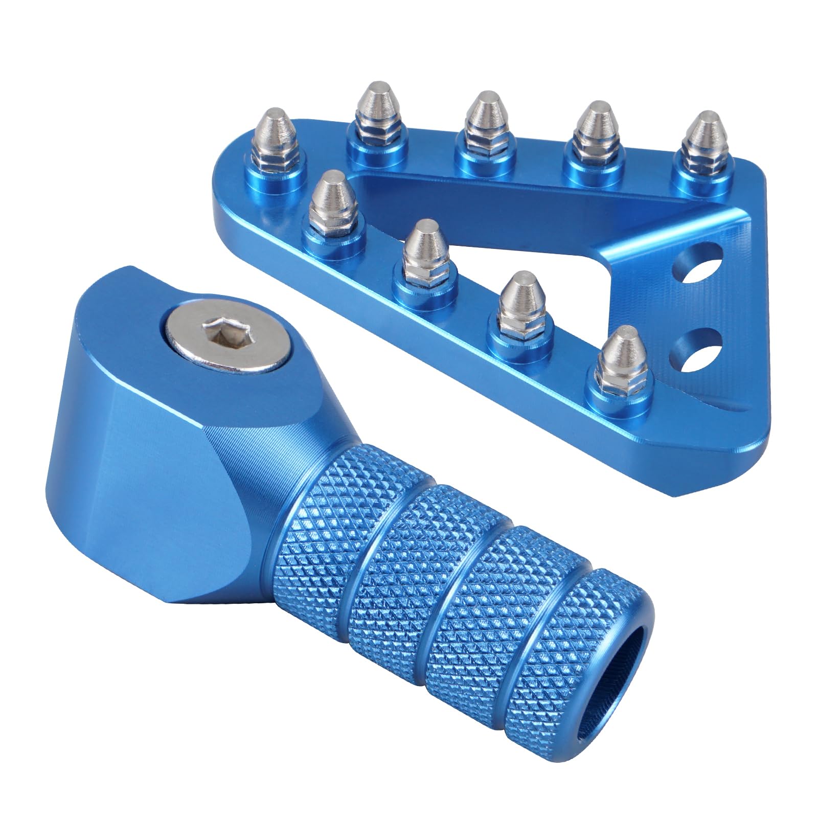 NICECNC Blue Gear Leva del cambio leva del freno punta di ricambio compatibile con Husqvarna 2016 TC125 FC250 350 450 2017-2022 TE TX TC FC FX FE 125-501, XCW XCFW, vedi montaggio