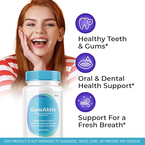 Miniatura 2 de Paquete de 2 Gumaktiv para dientes  Gumaktiv, Gum Aktiv, probiótico Gumaktiv, suplemento activo de encías, Aktive de encías, suplementos de