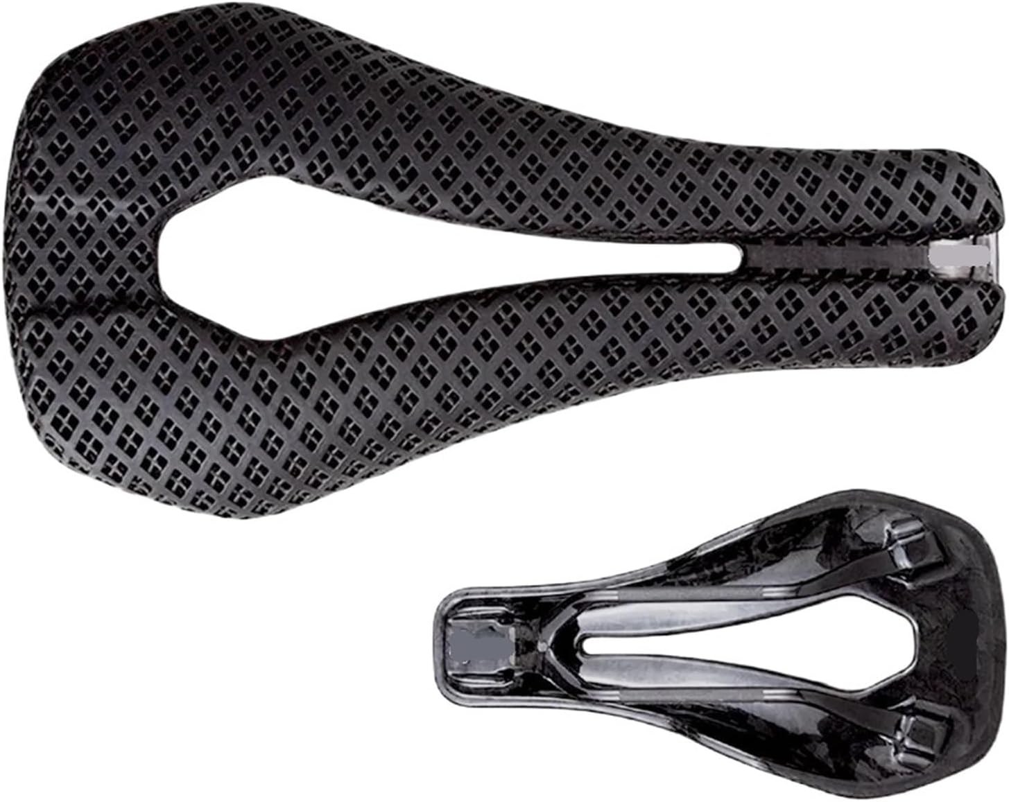Compatible for 3D Printed Carbon Saddle 255 * 132mm Ultralight Breathable Soft Seat for Road Gravel MTB TT Triathlon Bikes