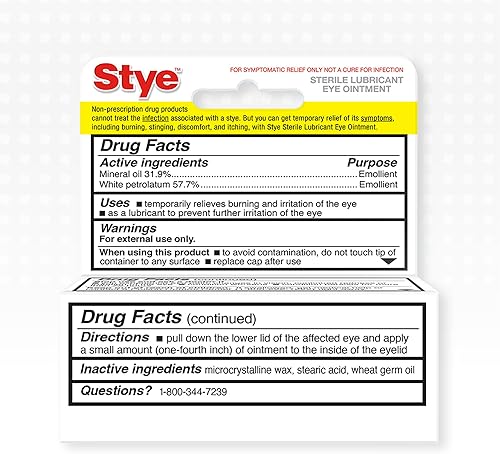 Miniatura 8 de Stye Ungüento lubricante estéril para ojos, probado por oftalmólogos, 0.125 onzas