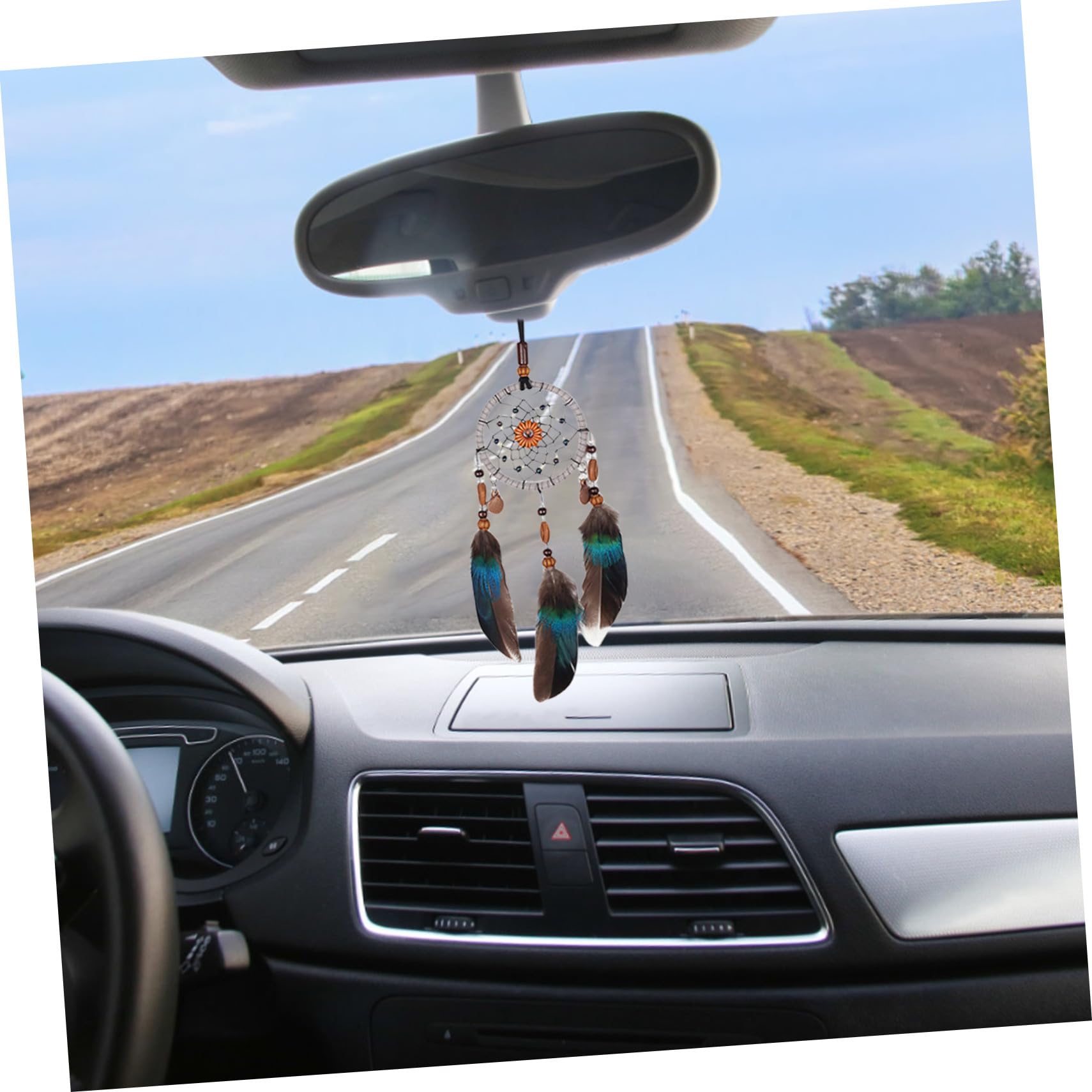 Atrapasueños Retro Artesanal Colgante para Coche, 3 Piezas