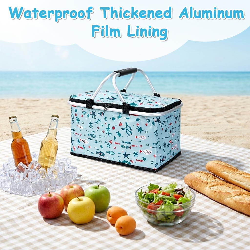 HASTHIP Collapsible Picnic Basket - 25L -5 HASTHIP Collapsible Picnic Basket - 25L -5