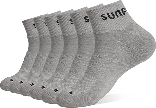 Ankle Socks Women Low Cut Socks for Men Compression Cushioned Athletic Breathable Heel Tab Running Socks 3 Pack