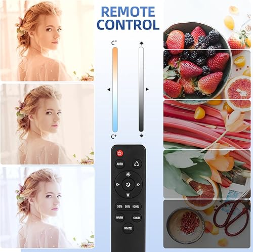 Vista 3 de Bombilla LED tricolor regulable de 175 W para fotografía de 3000 a 6700 K, bombilla de caja de luz de color en enchufe E27 para fotografía