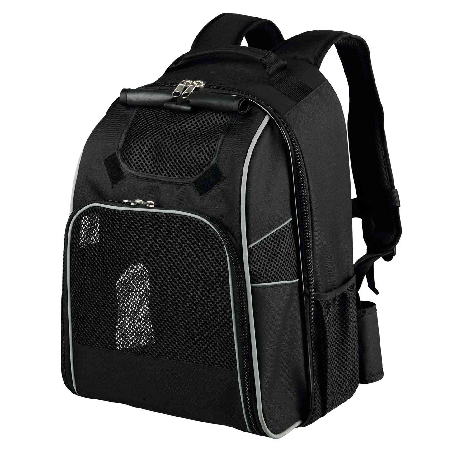 Trixie Dog Backpack with Short Leash Inside, Perfect for Long Walks, Journeys and Trekking, for Extra Large Dogs (Golden Retriever, Labrador, Rottweilers) Carries up to 30kg, Black (B09P8BGKCR) Amazon Price History, Amazon Price Tracker