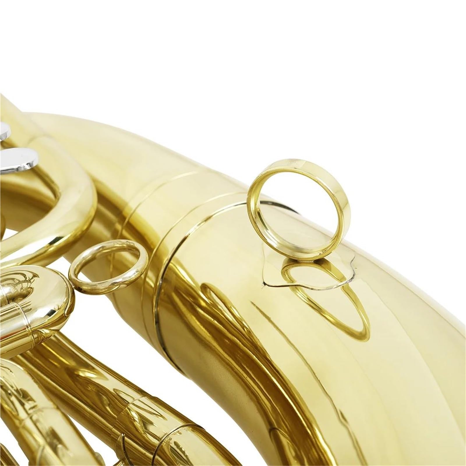 Euphonium Euphonium Doré À 4 Touches Avec Accessoires Pour Débutants Et Professionnels