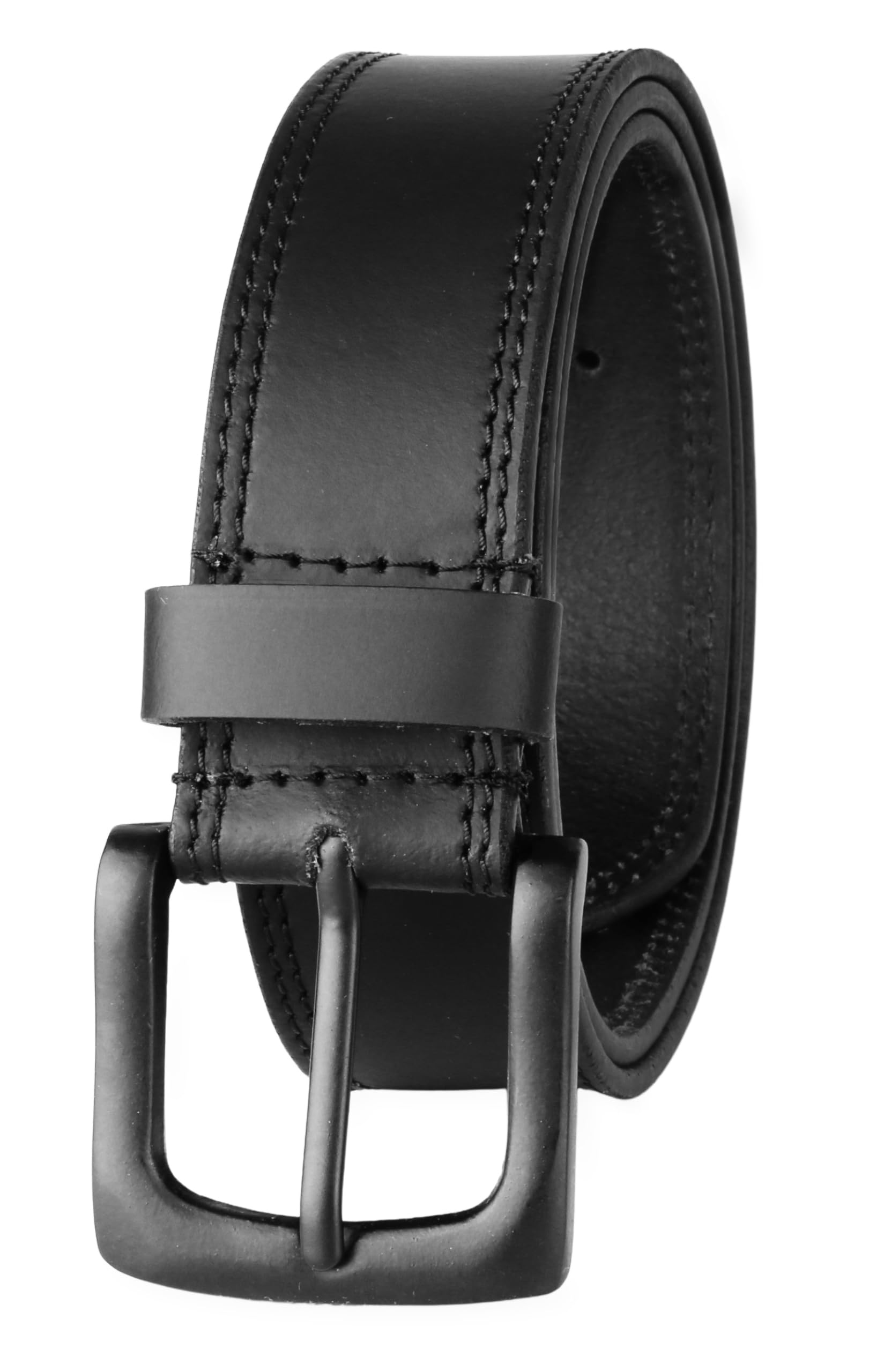 F L CLASSIC Mens Full Grain Leather Belt Handmade 1 5 Inch Wide Jeans Dress Belt Gift Box
