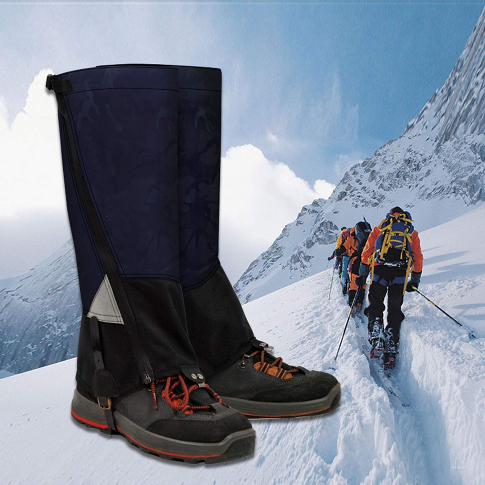 Guêtres de Neige, guêtres de Cheville résistantes aux déchirures, for la randonnée dans la Boue, Le et la Chasse à la Neige, l'escalade ou Le Ski, applicables aux Hommes et aux Femmes