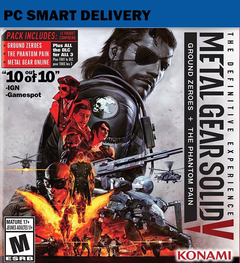Metal Gear Solid V: Definitive Experience PC Steam Code Video Games