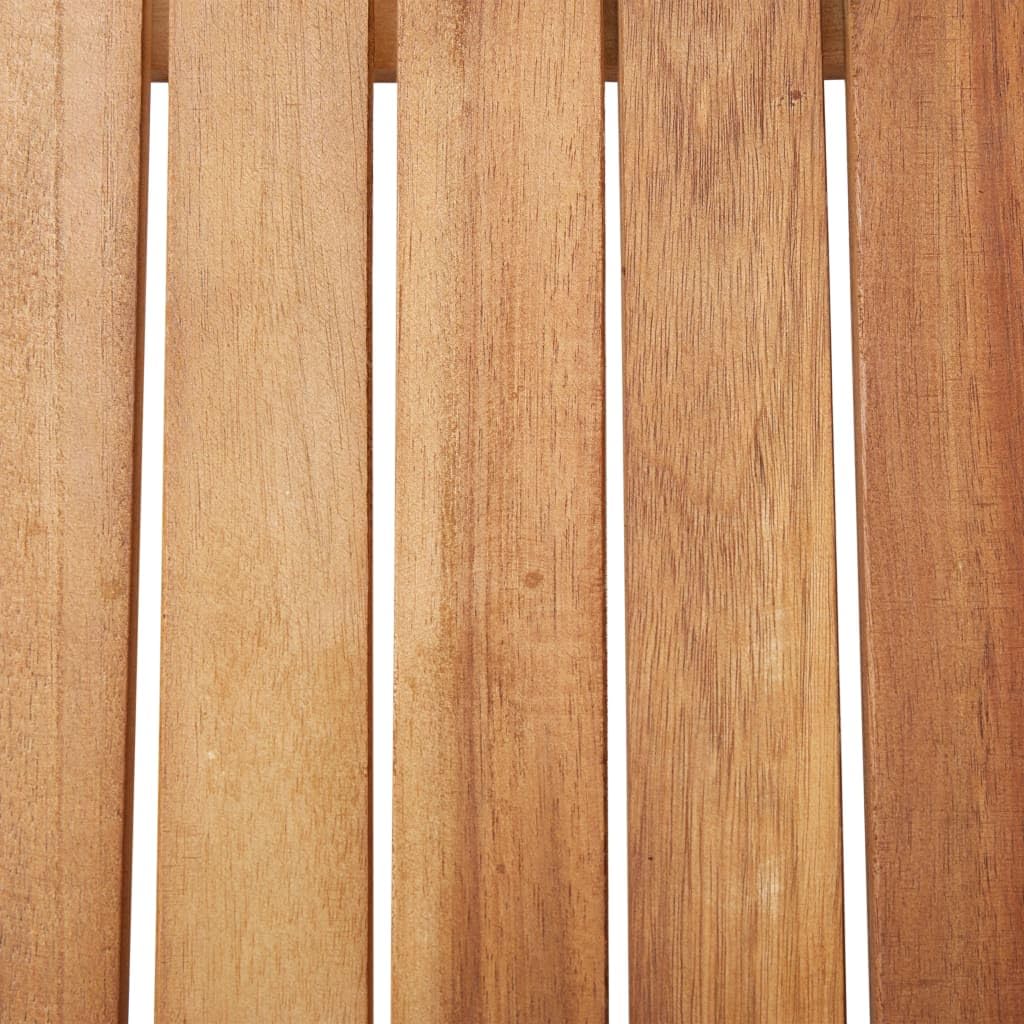 vidaXL Tavolo da Giardino 110x67x74 cm in Legno Massello di Acacia