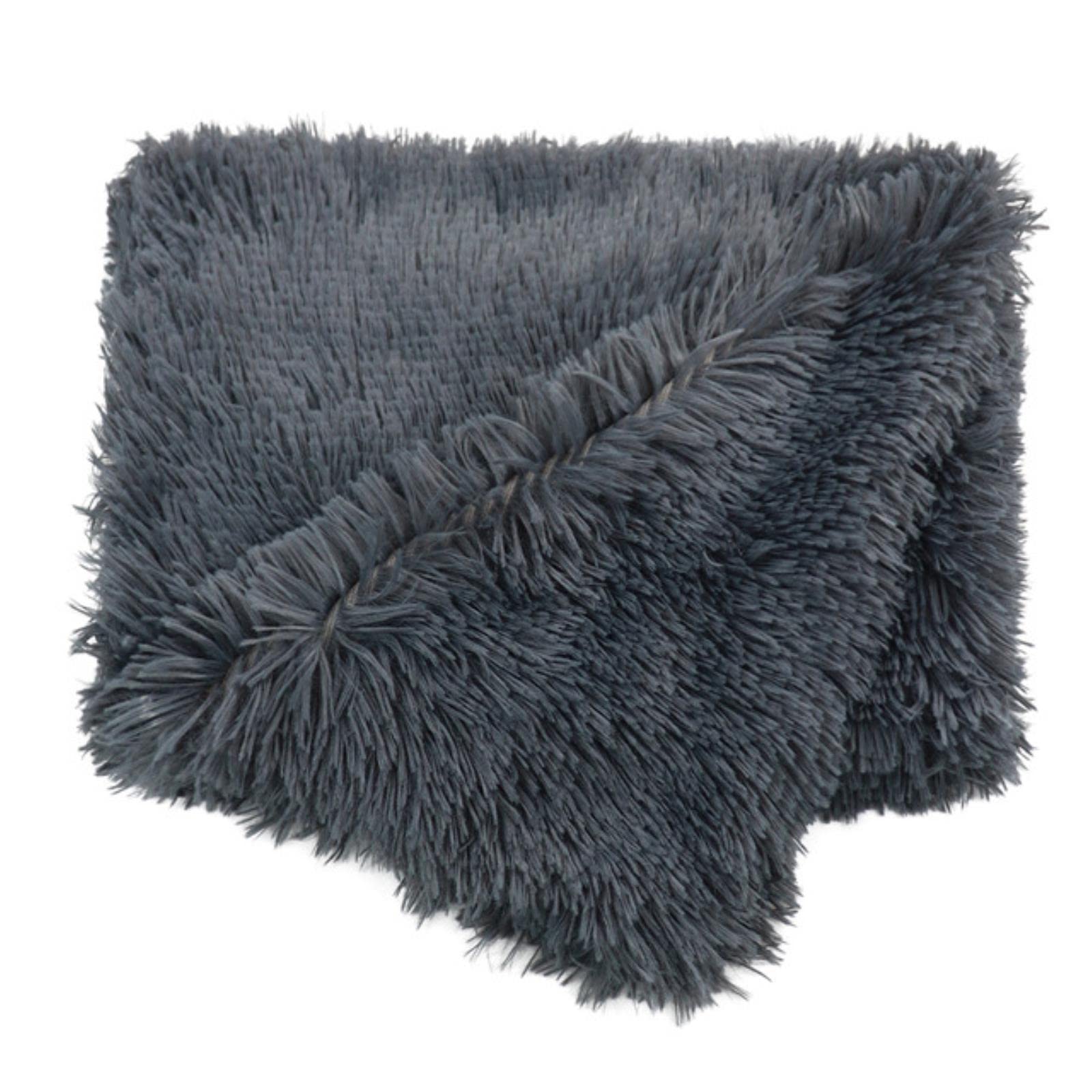 Couverture pour chat et chiot pour panier et voyage gris