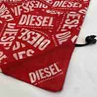 ディーゼル　エコバッグ Amazon.co.jp: DIESEL エコバッグ ディーゼル 赤色 レッド 限定