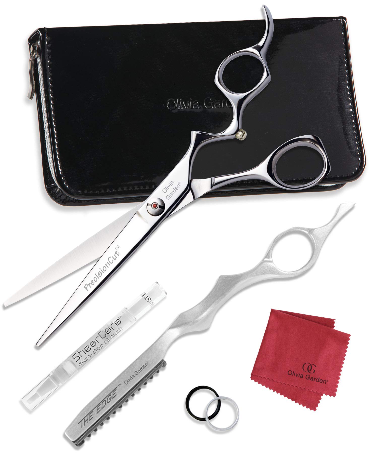 Olivia Garden PrecisionCut Professional Hairdressing Shears Intro Case