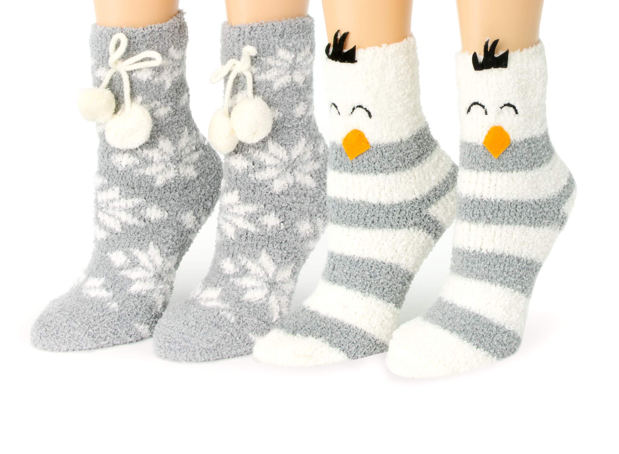 Red BeneWomen's Animal Fuzzy Socks