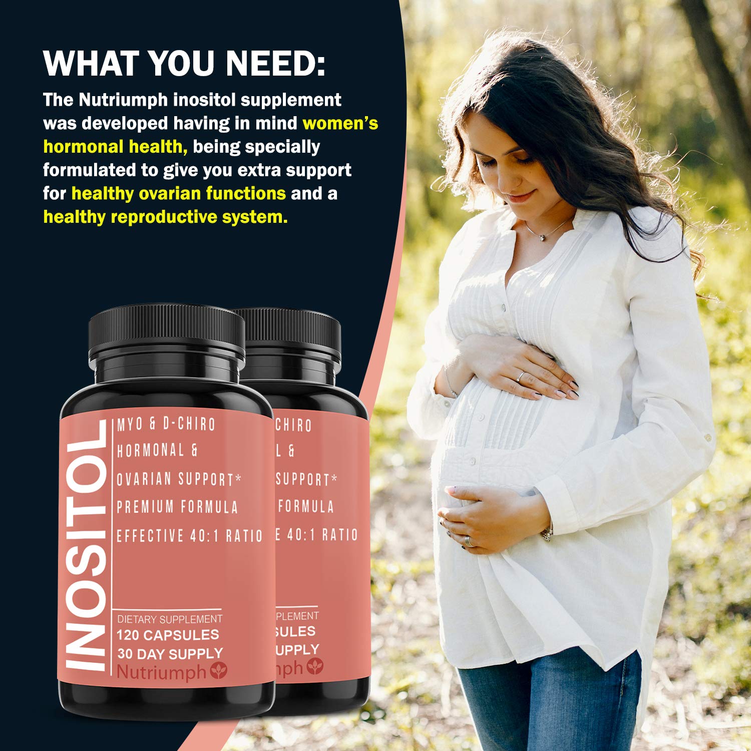Buy Nutriumph Myo Inositol and D Chiro Inositol Female Hormone