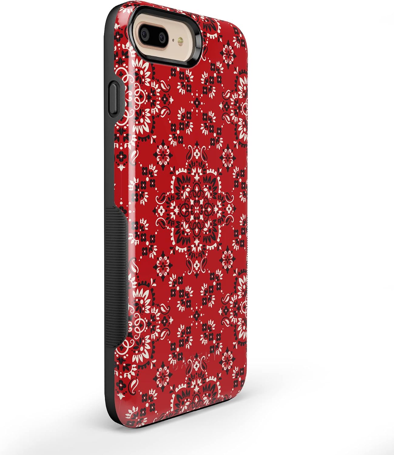 Casely iPhone 6/7/8 Plus Case | I'm with the Band | Red Bandana Print | Bold Protective Design