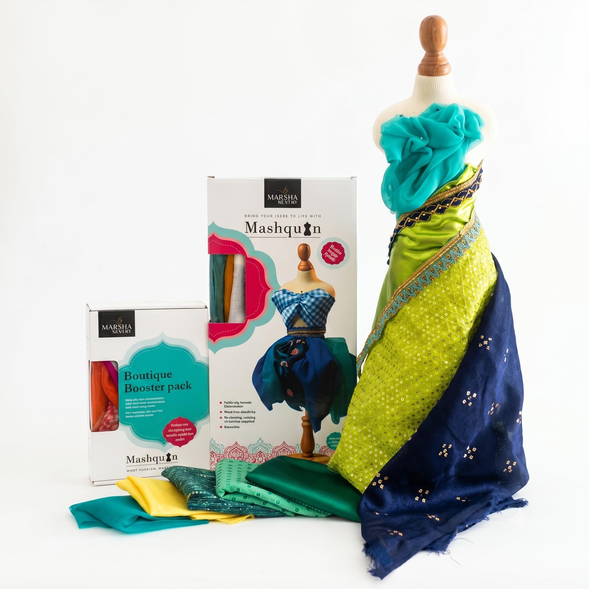 Marisha Mistry Mashquin | Kids Fashion Mannequin Kit | Creative Gift for Children Ages 5+