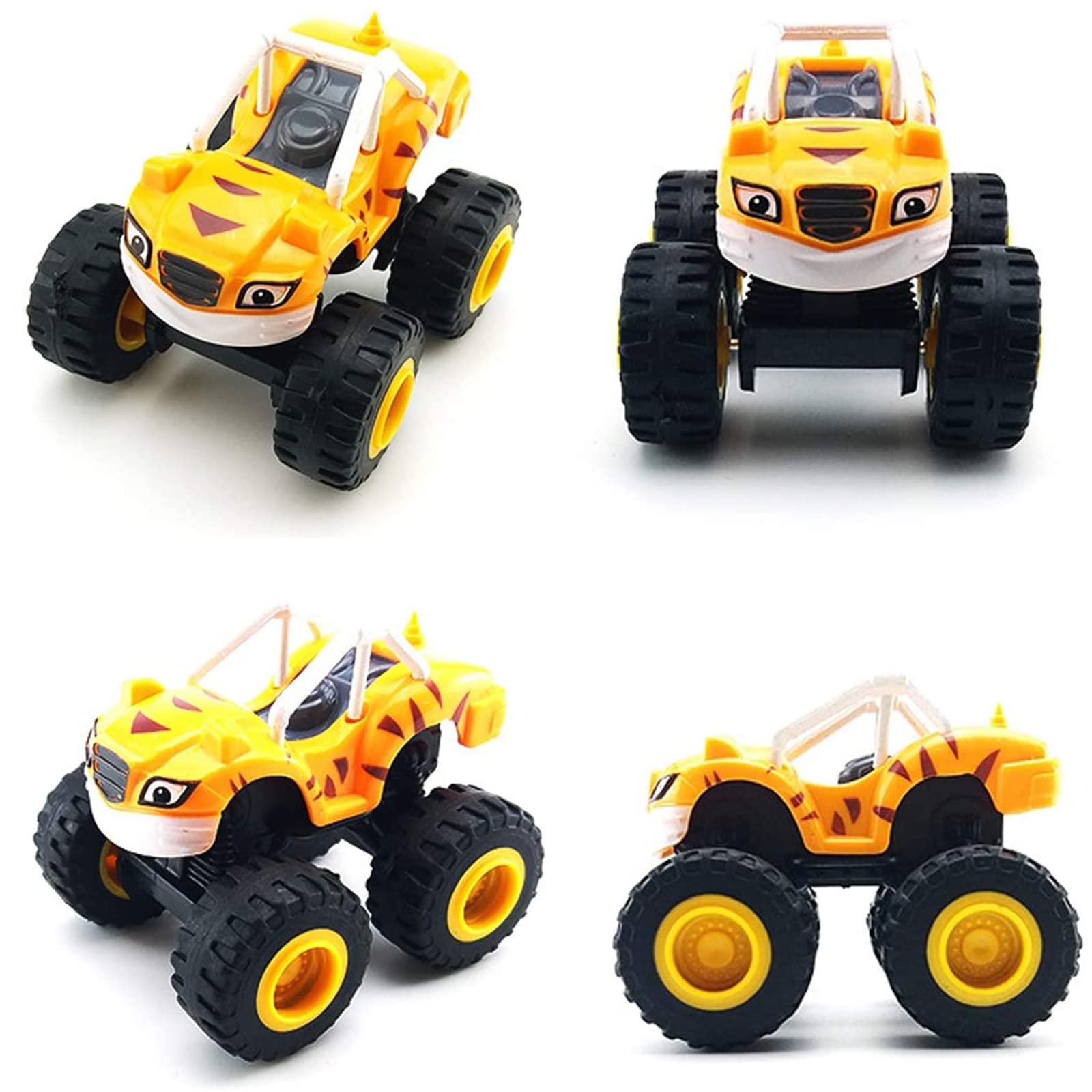 BEYOND MS Lot de 6 Jouets et Les Monster Machines Trucks pour Enfants - Cadeau d'anniversaire pour garçons et Filles