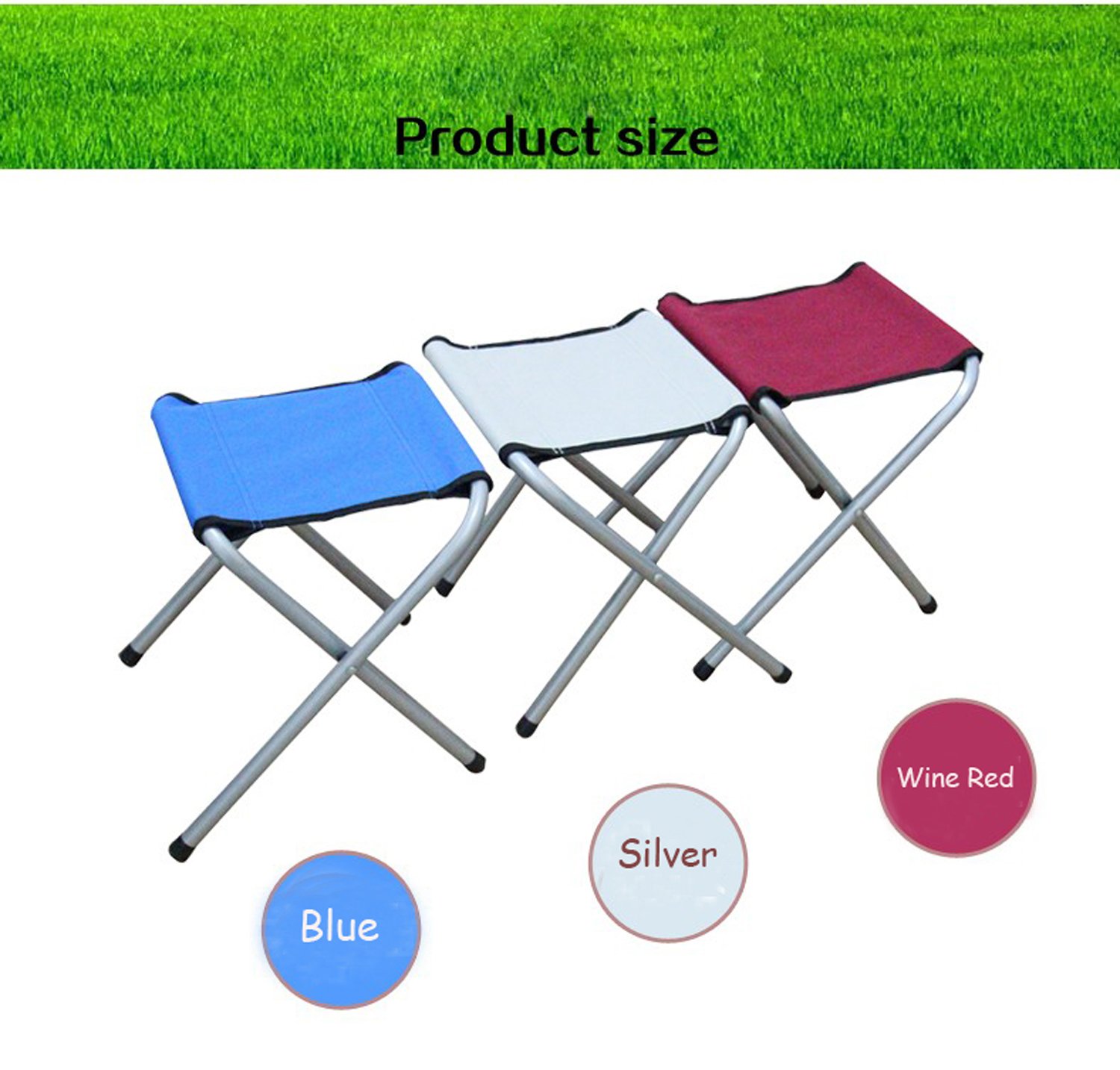 Tabouret De Pêche Pliant Portable - Supporte 150kg, Hauteur Réglable, Léger En Aluminium - Vert - 11