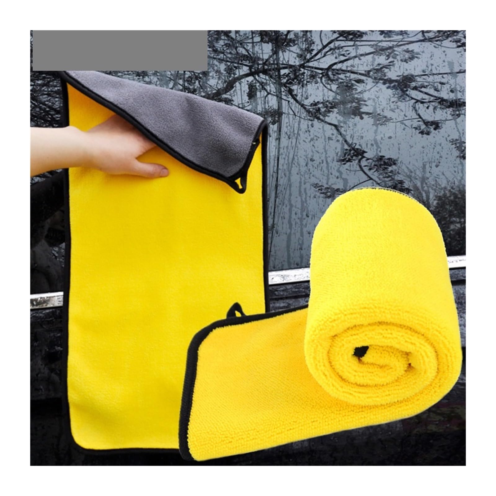 Professional Microfiber Car Wash Towel - High Absorption Thickened Soft Cleaning Drying Cloth 60x130 160cm C — view 3