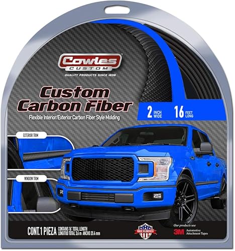 Miniatura 8 de Cowles Moldura universal de carrocerías, para todos los vehículos, fácil instalación, acabado cromado, 1 38 pulgada x 8 pies, protección UV, PVC