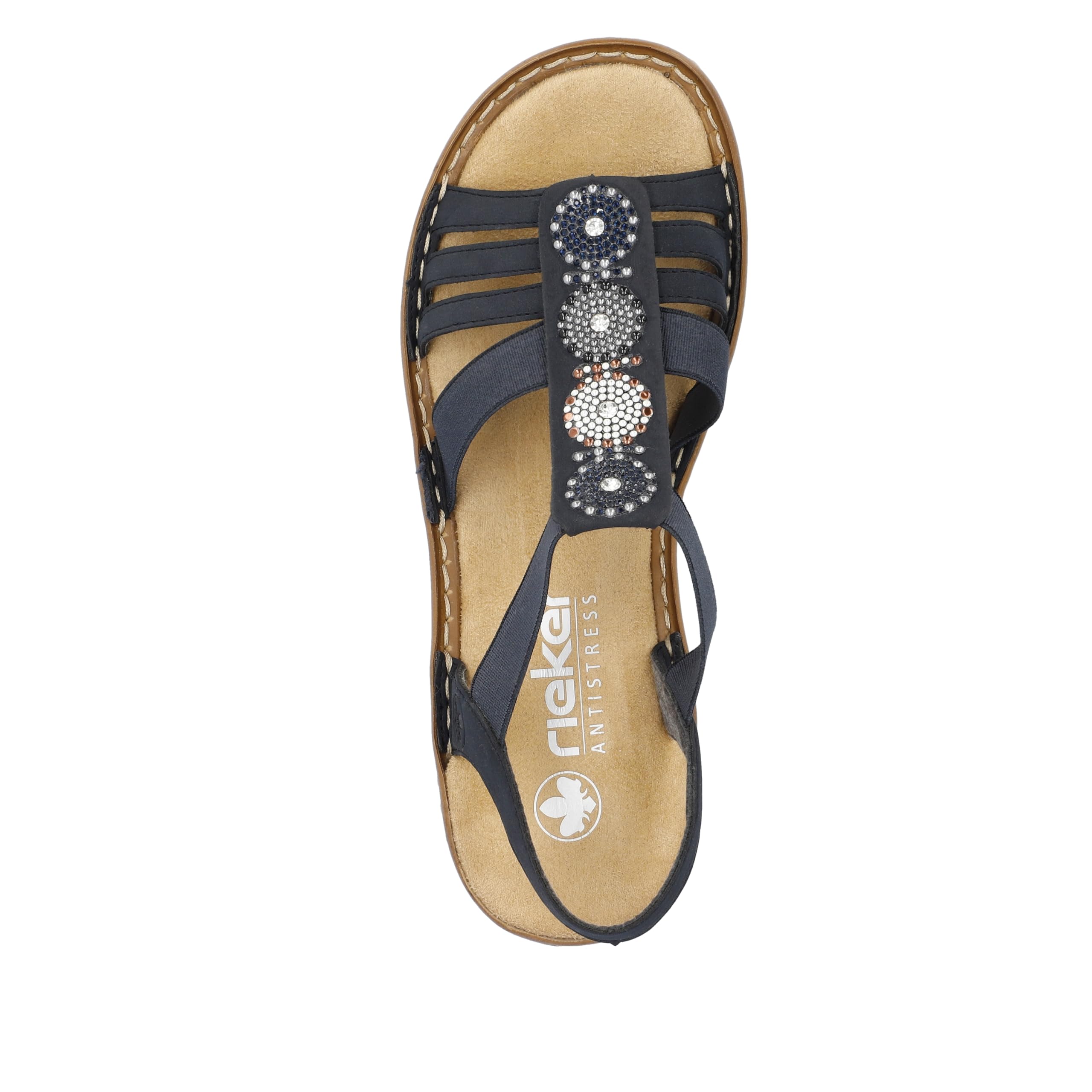Rieker Damen 608g9-45 Sandalen