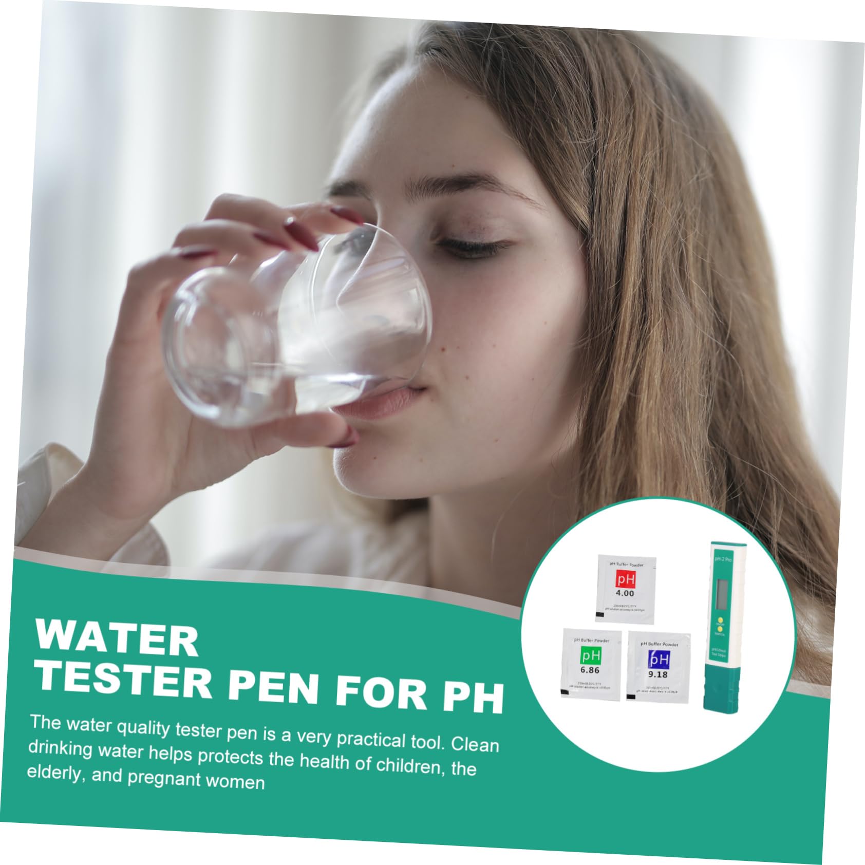 Ciieeo Testatore Digitale Acqua Per Temperatura Testatore Di Qualità Acqua Digitale Del Ph Per Potabile e
